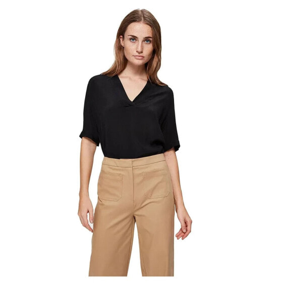 SELECTED Ella Short Sleeve Blouse