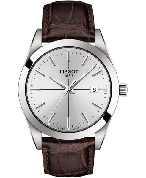 Часы Tissot Swiss Gentleman Leather 40mm