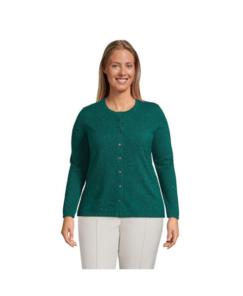 Women's Plus Size Cashmere Cardigan Sweater
