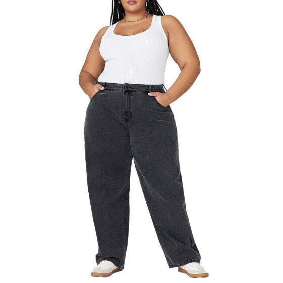 Plus Size The Yvette Rigid Wide Jean