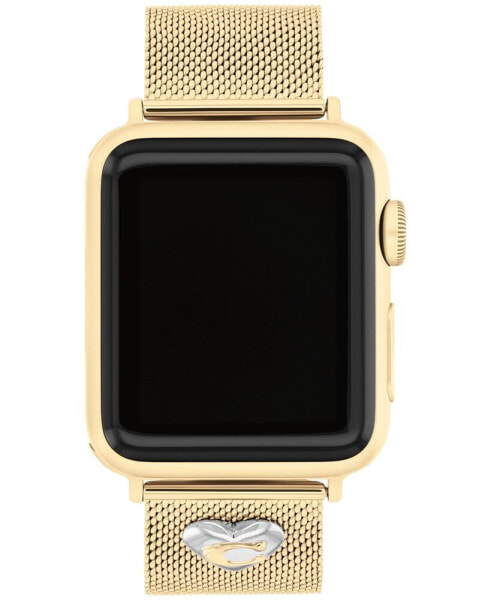Gold-Tone Stainless Steel Mesh Bracelet for 38, 40, 41mm Apple Watch