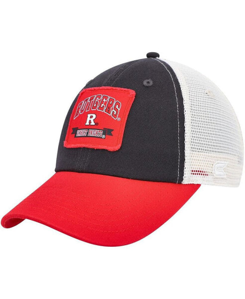 Men's Charcoal Rutgers Scarlet Knights Objection Snapback Hat