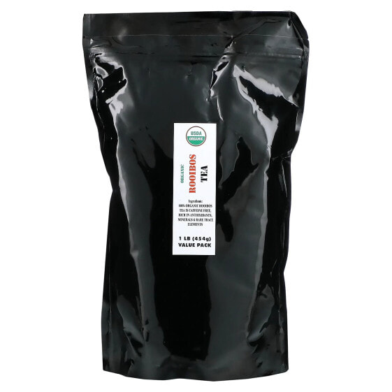 Organic Rooibos Tea, Caffeine Free, 1 lb (454 g)