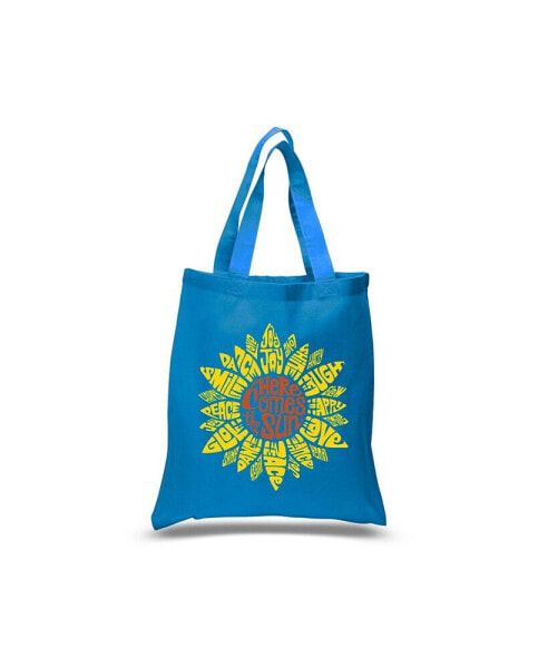 Sunflower - Small Word Art Tote Bag