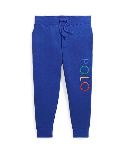 Toddler and Little Boys Ombre-Logo Double-Knit Jogger Pants