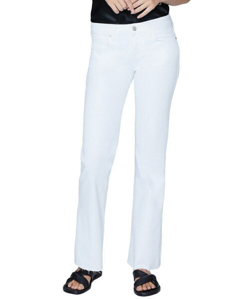 Paige Sloane Crisp White Slim Trouser Jean Women's