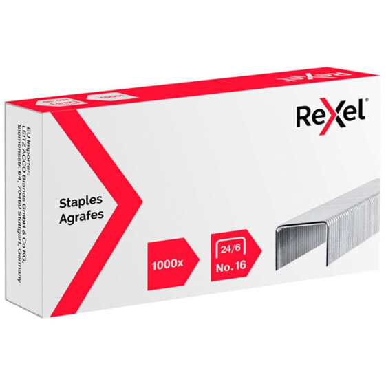 Степлер REXEL 24/6 x1000 гальванизированные скобки.