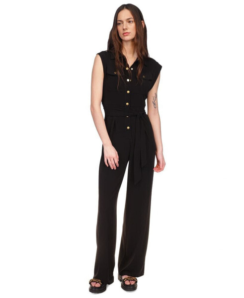 Women's Snap-Front Utility Jumpsuit