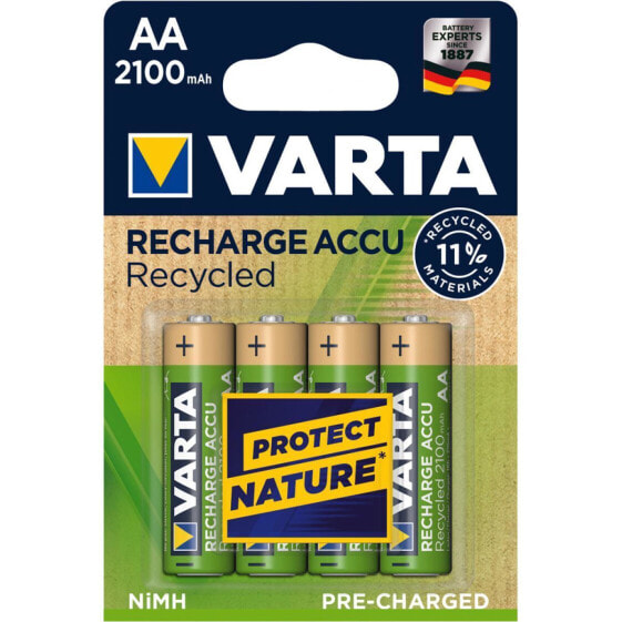 Varta Akku Recharge Accu Recycled Aa 2100 mAh - Rechargable Battery - Mignon (AA)