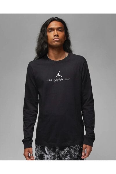 Jordan Dri-Fit Sport Erkek Siyah Basketbol T-Shirt