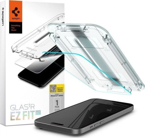 Spigen Spigen Glass tR EZ Fit HD 1 Pack, transparency - iPhone 15 Plus