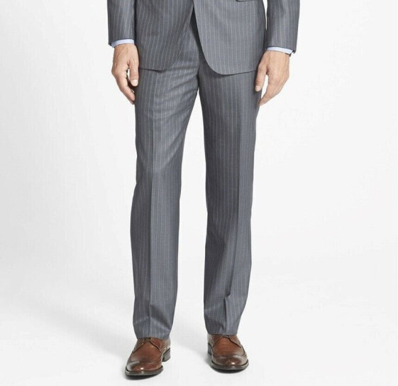 HICKEY FREEMAN 'Beacon' Classic Fit Stripe Suit Pants Only Sz 44L $750