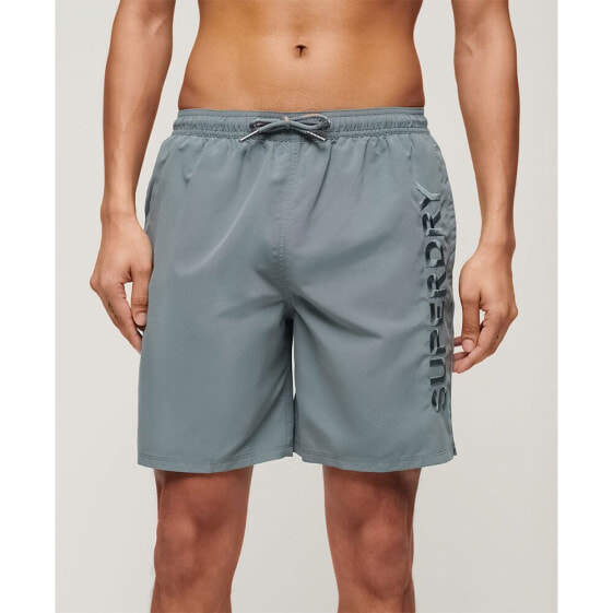 SUPERDRY Premium Embroidered 17´´ Swimming Shorts