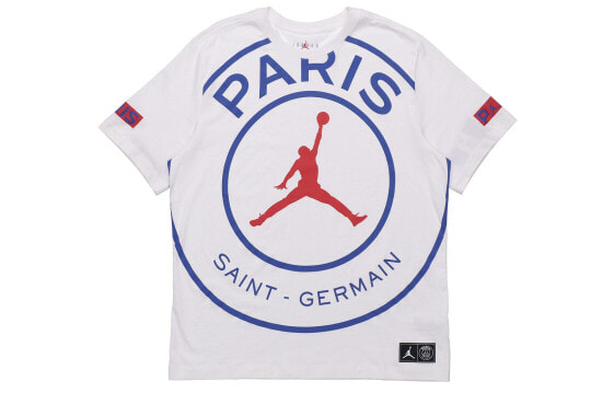 Футболка Jordan SS20 As M J Psg Logo Tee T BQ8385-100