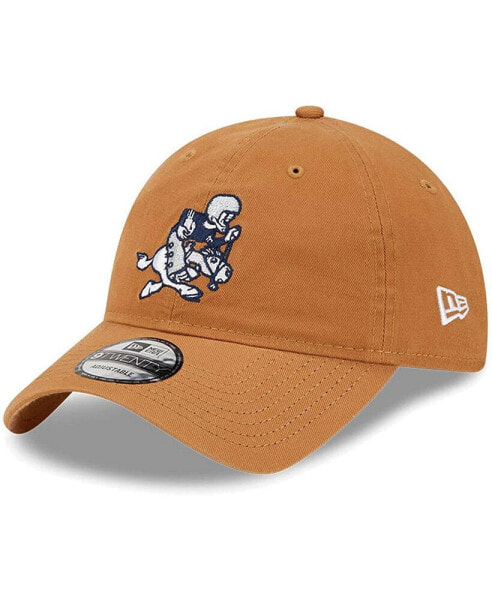 Men's Brown Dallas Cowboys Throwback Main Core Classic 2.0 9TWENTY Adjustable Hat
