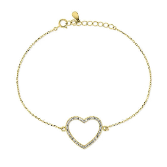 Браслет Brilio Silver Gilded Heart BRC22Y