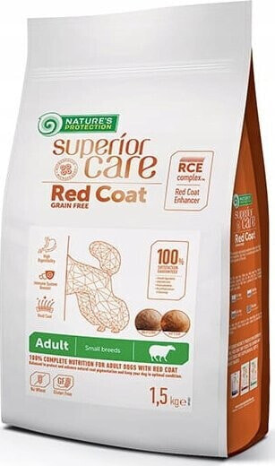 Nature’s Protection Nature's Protection Red Coat Grain Free Jagnięcina Adult Small Breeds 1.5 kg