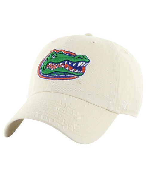 Men's Tan Distressed Florida Gators Vintage-Like Clean Up Adjustable Hat