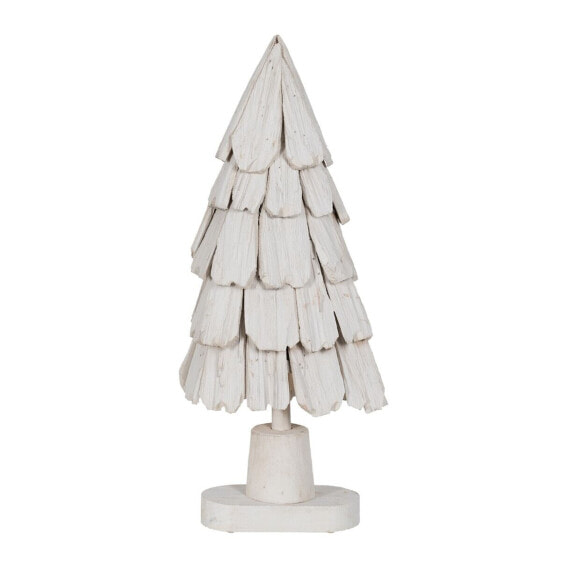 Новогодняя ёлка Белый Древесина павловнии 34 x 19 x 80 cm