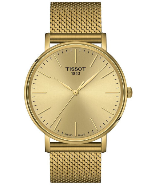 Часы Tissot Everytime Gold PVD Mesh