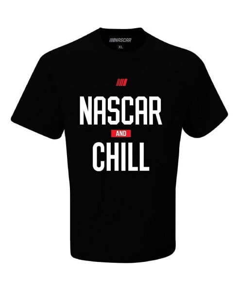 Men's Black NASCAR and Chill T-shirt