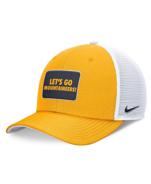 Men's Gold/White West Virginia Mountaineers Local Rise Trucker Adjustable Hat