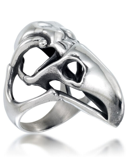 Men's Openwork Eagle Ring in Stainless Steel