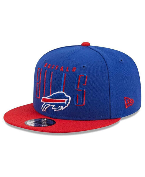 Men's Royal, Red Buffalo Bills Headline 9FIFTY Snapback Hat