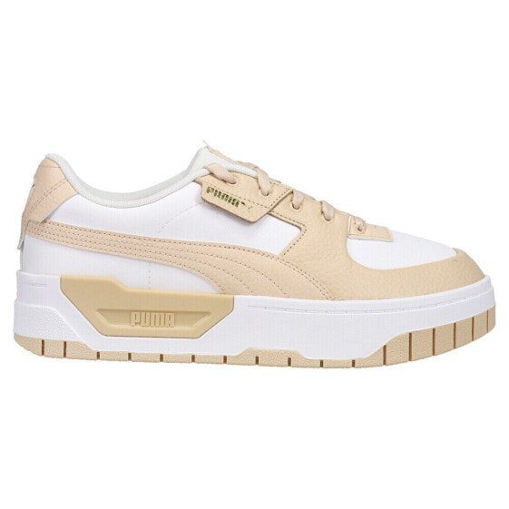 Puma Cali Dream Platform Womens Beige, White Sneakers Casual Shoes 383157-06