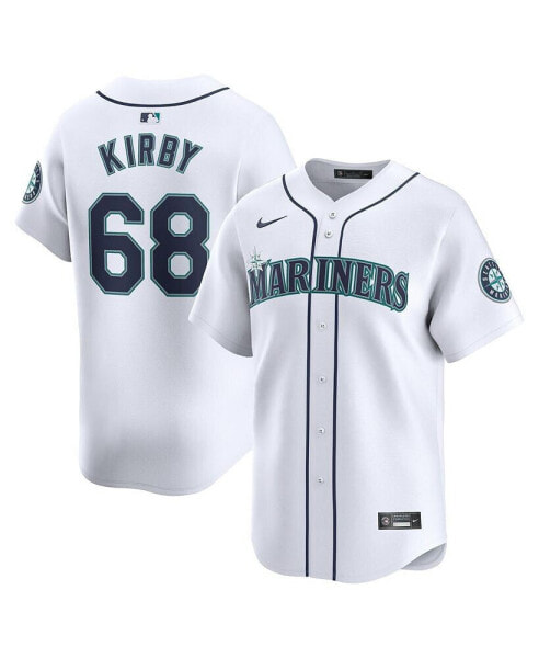 Men's George Kirby White Seattle Mariners Home Limited Player Jersey