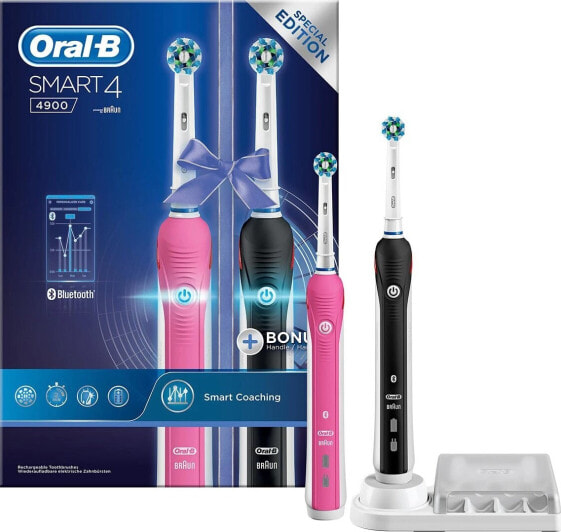 Szczoteczka Oral-B Smart 4 4900 Duo Pink/Black