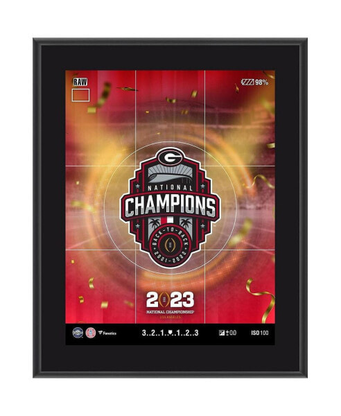 Georgia Bulldogs College Football Playoff 2022 National Champions 10'' x 13'' Sublimated Plaque