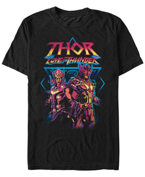 Men's Thor- Love and Thunder Grunge Thunder Short Sleeve T-shirt