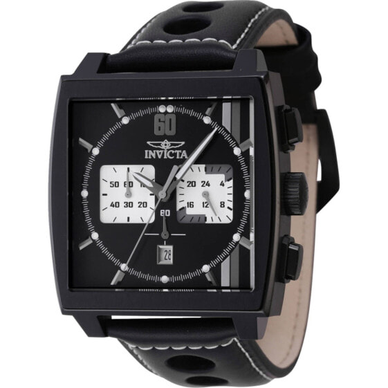 Часы Invicta S1 Rally Black Leather Watch