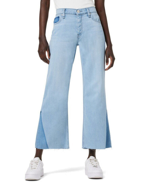 Hudson Jeans Rosie High-Rise Wide Leg Crop Blue Spring Jean Women's