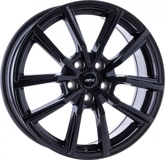 Колесный диск литой RFK Wheels SLS402 gloss black 8.5x19 ET42 - LK5/108 ML74.1