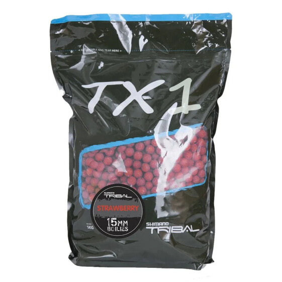 SHIMANO FISHING Strawberry TX1 Boilies 5kg