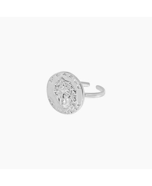 Maya Coin Adjustable Ring