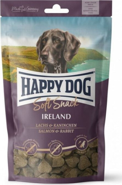 Happy Dog Soft Snack Ireland, delicacy for adult dogs, salmon and rabbit, 100g, sachet