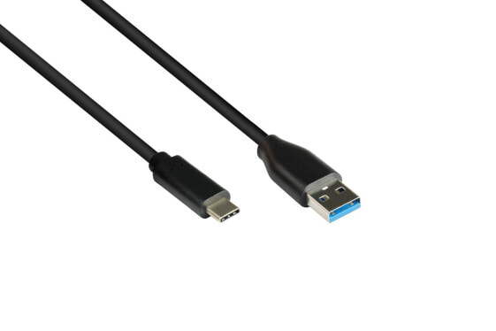 Good Connections 2831-AC010S - 1 m - USB A - USB C - USB 3.2 Gen 2 (3.1 Gen 2) - 10000 Mbit/s - Black