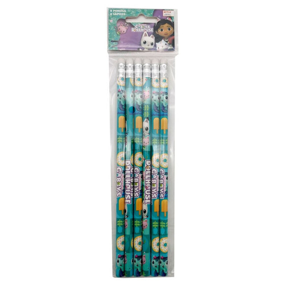 GABBY Set 6 Pencils With Topper