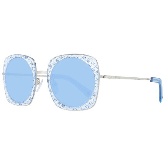 Sting Sonnenbrille SST214V 594V 51 Damen Blau