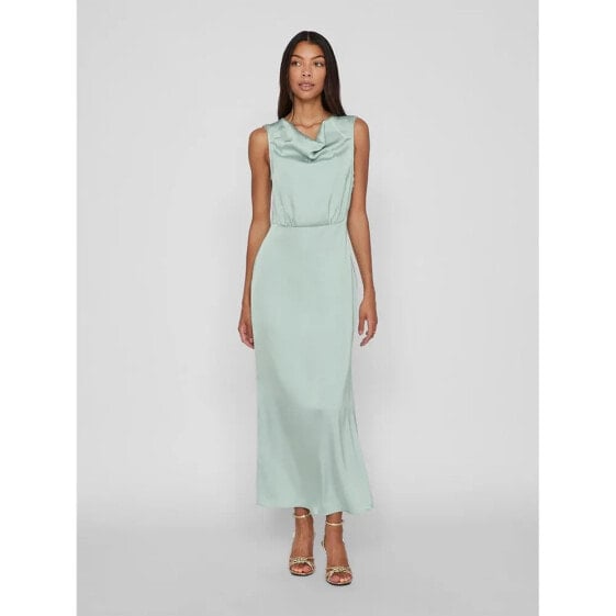 VILA Ravenna Waterfall sleeveless long dress