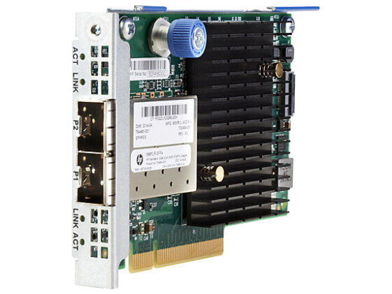 HPE FlexFabric 10Gb 2-port 556FLR-SFP+ - Internal - Wired - PCI Express - Fiber - 10000 Mbit/s