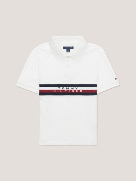 Kids' Signature Stripe Logo Polo