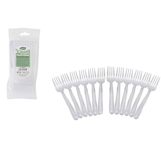 ALGON Se12 Premium Plastic Table Forks 18 cm