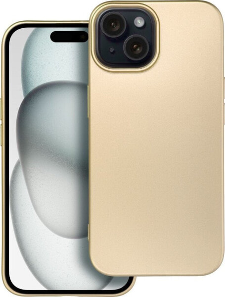 OEM Futerał METALLIC do IPHONE 15 złoty