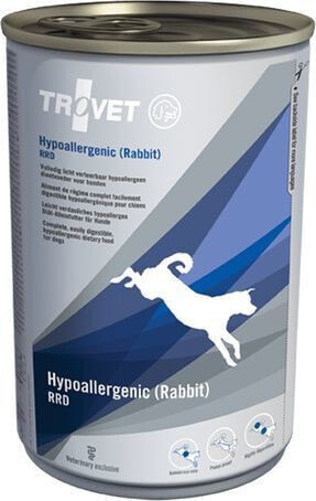 Влажный корм для собак Trovet Hypoallergenic RRD с кроликом 400 г