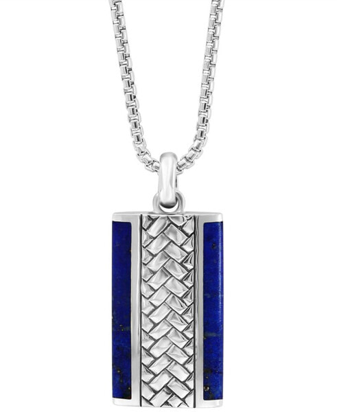 Подвеска EFFY® Men's Lapis Lazuli Woven-Look