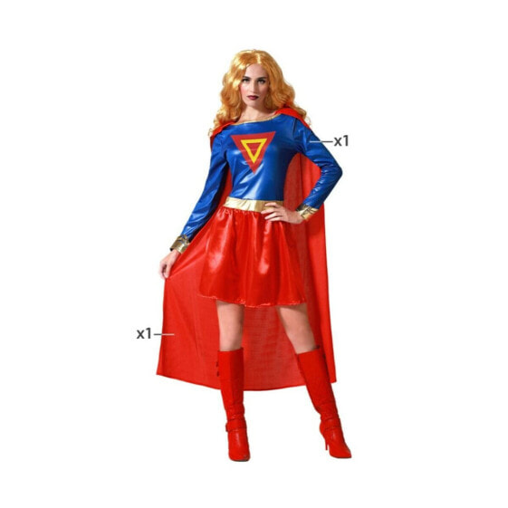 Маскарадные костюмы для взрослых Синий Супер-герой Женщина